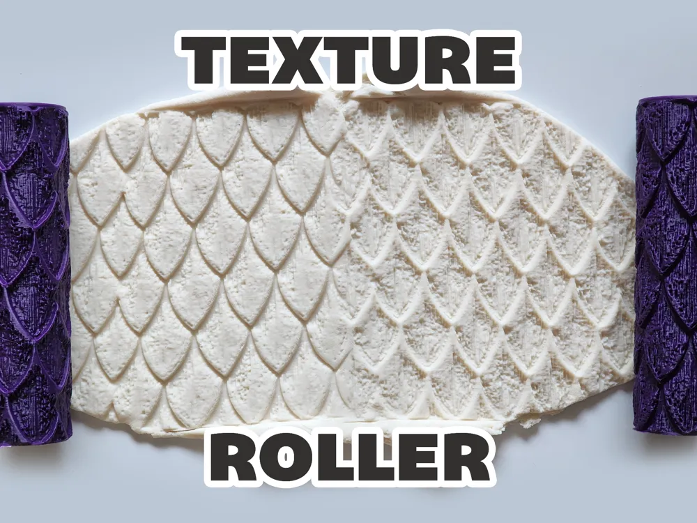 رولة بنقشة الحراشف - Scales Texture Roller