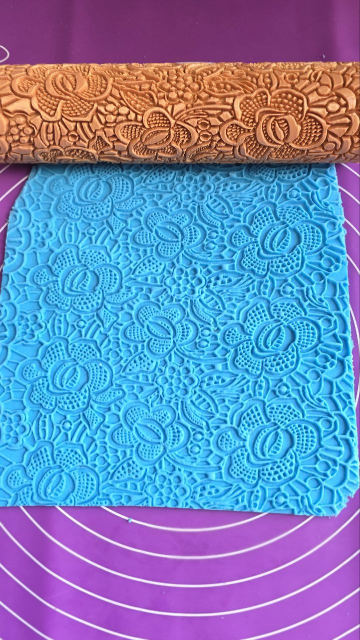 رولة بنقشة الدانتيل - Lace Texture Roller
