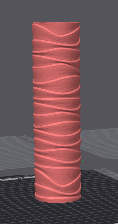 رولة نقش امواج (بالطول ) - Waves Texture Roller