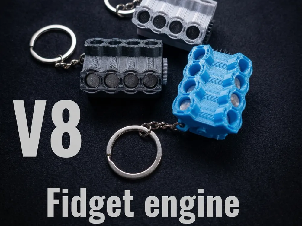  ميداليه محرك v8 | V8 Keychain