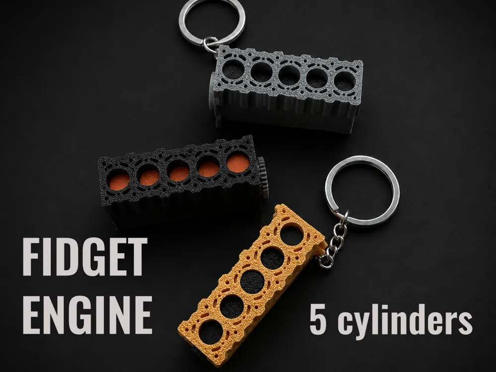ميدالية محرك 5 cylinder